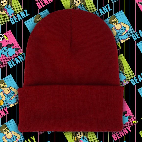 The Band Tee Shop Other - NWOT Dark Red Essential Classic Beanie Unisex